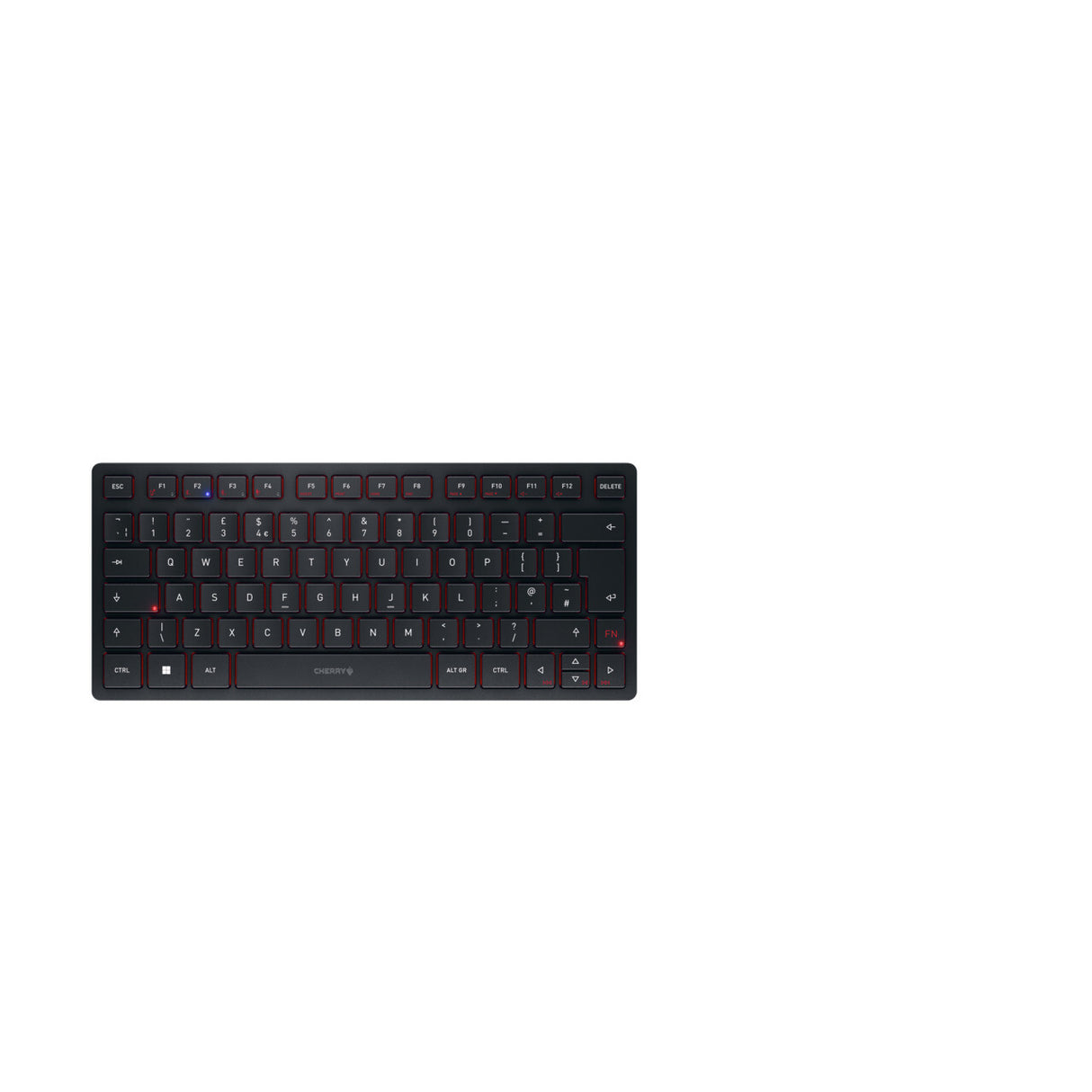 CHERRY KW 9200 MINI keyboard Universal USB + RF Wireless + Bluetooth QWERTY UK English Black