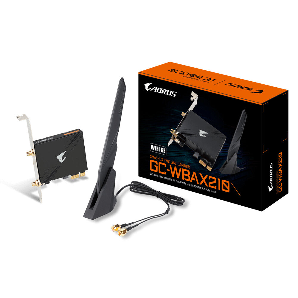 GIGABYTE GC-WBAX210 network card Internal WLAN / Bluetooth 2400 Mbit/s