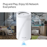 TP-Link 5G BE9300 Whole Home Mesh Wi-Fi 7 Router, Build-In 5G Modem