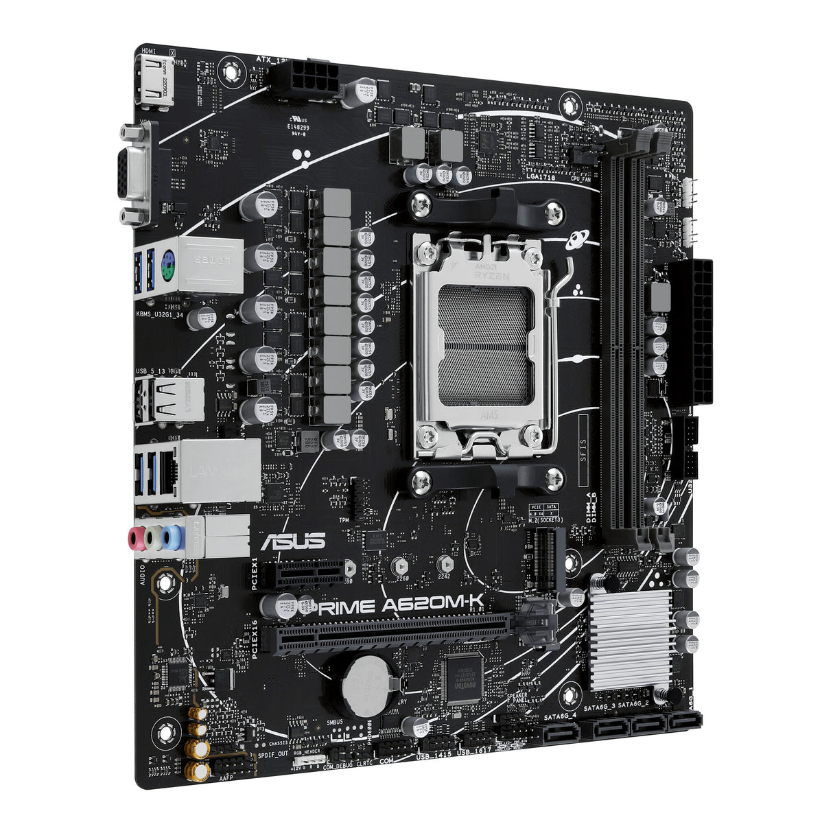 ASUS PRIME A620M-K AMD A620 Socket AM5 micro ATX