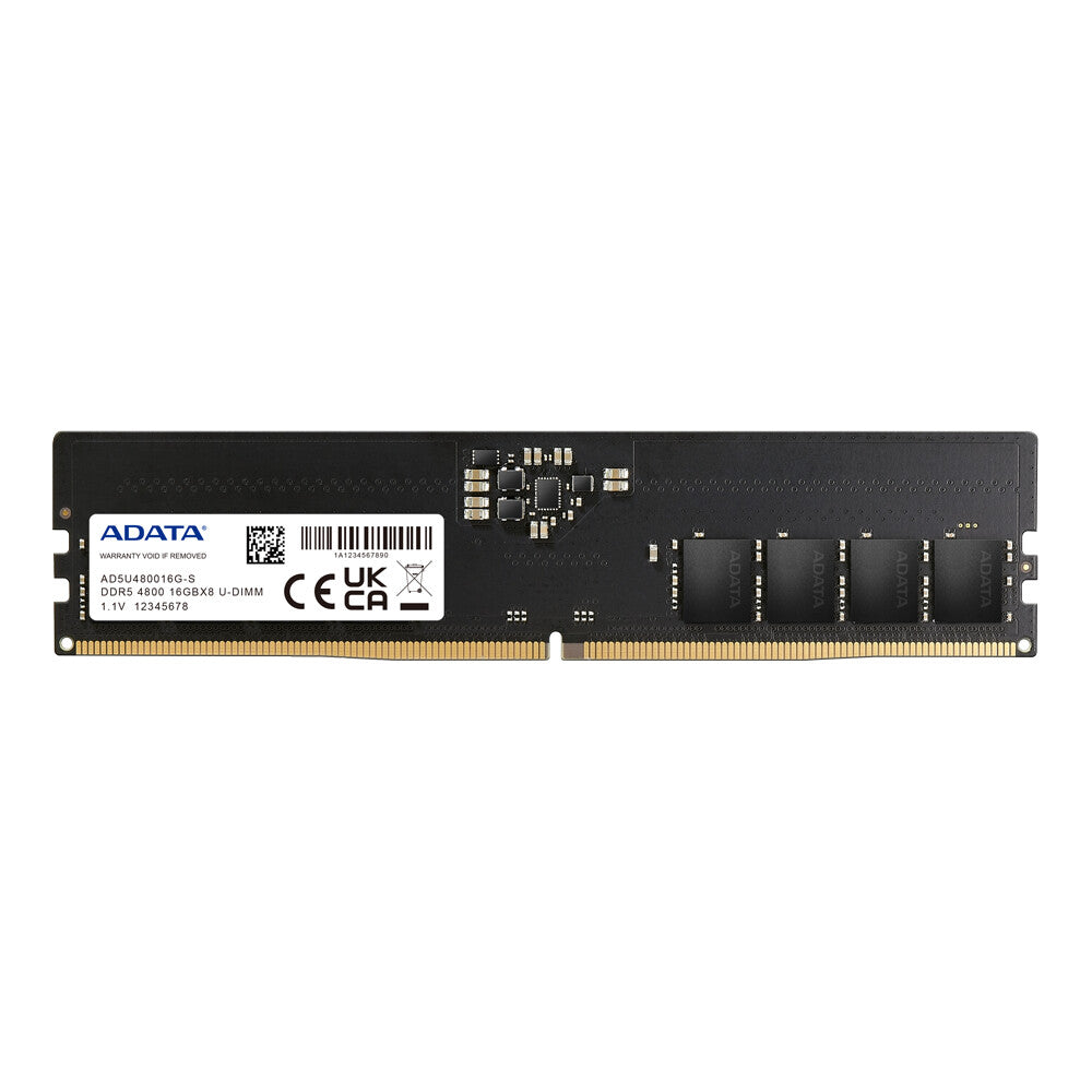 Adata AD5U480016G-S 16GB U-DIMM System Memory DDR5 4800MHz 1 x