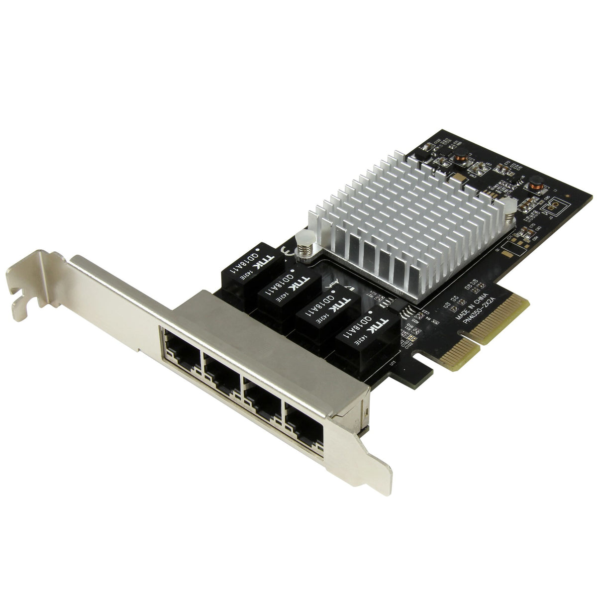 StarTech.com 4-Port Gigabit Ethernet Network Card - PCI Express, Intel ...