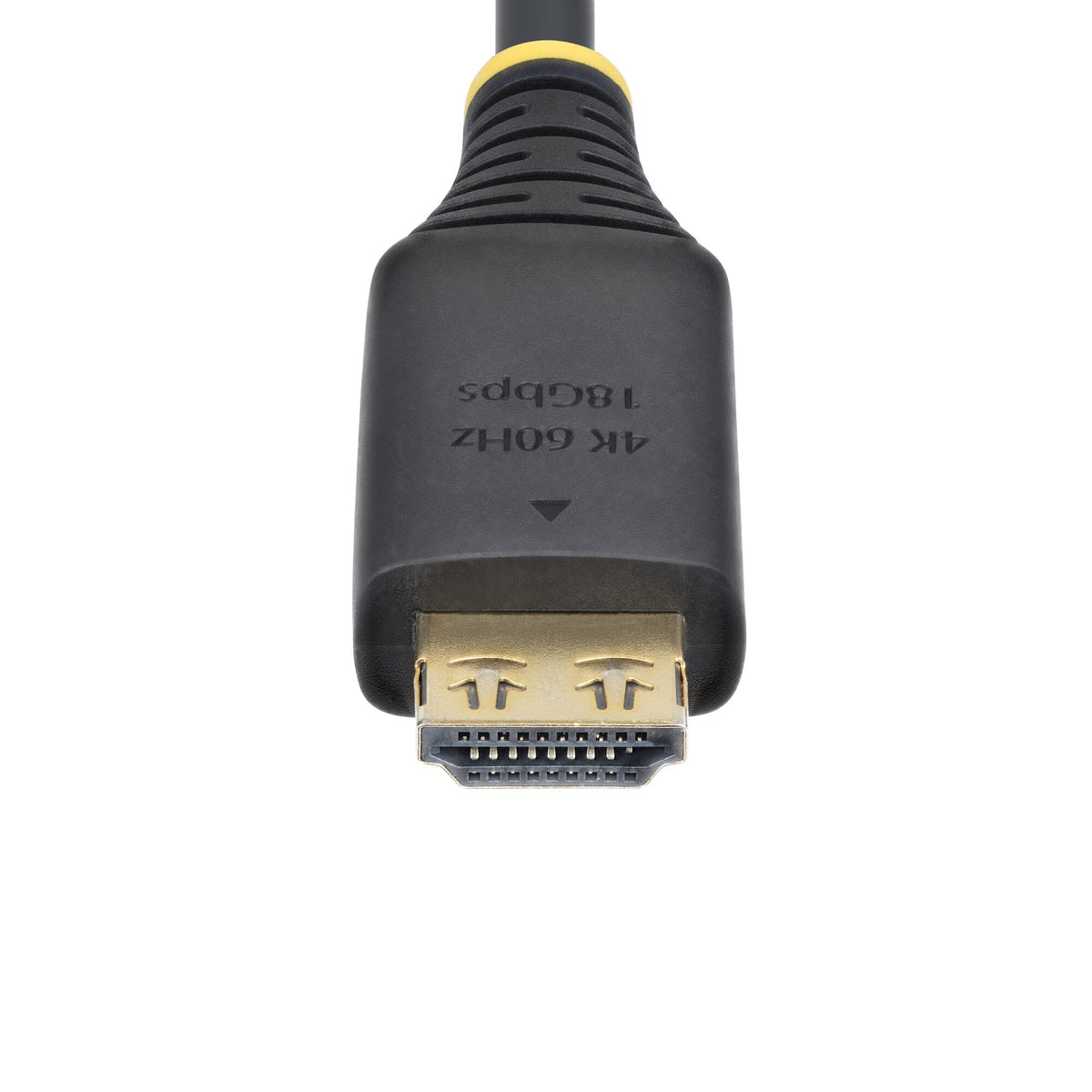 StarTech.com 2m (6ft) High Speed HDMI Cable with Gripping Connectors, 4K 60Hz/1440p 144Hz, HDR10/HDCP 2.2/ARC, 18Gbps, UHD HDMI Cord for TV/Monitor/Display, TPE Jacket