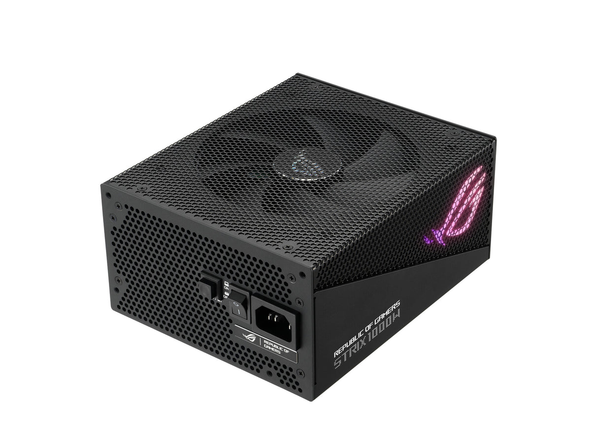 Fuente de alimentación Asus ROG Strix 1000W Gold Aura Edition, totalmente modular, 80+ Gold, ATX 3.0, PCIe 5.0, iluminación RGB, Lambda A+