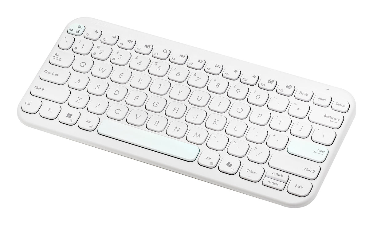 ASUS Marshmallow KW100 keyboard Home Bluetooth White