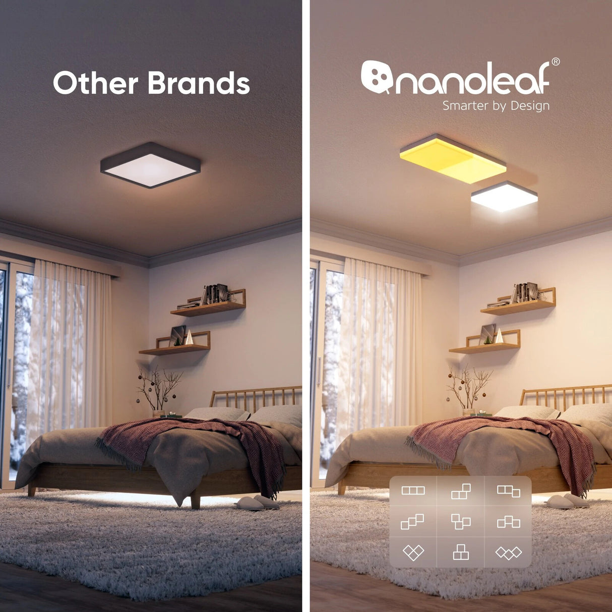 Nanoleaf NF083E00-1SL smart lighting Smart ceiling light Wi-Fi