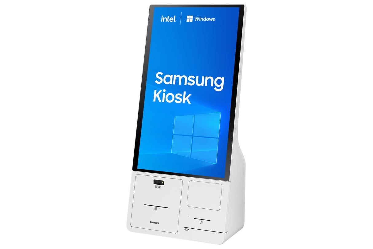 Samsung KM24C-C Kiosk design 61 cm (24") LED 250 cd/m² Full HD White Touchscreen Built-in processor Windows 10 IoT Enterprise 16/7