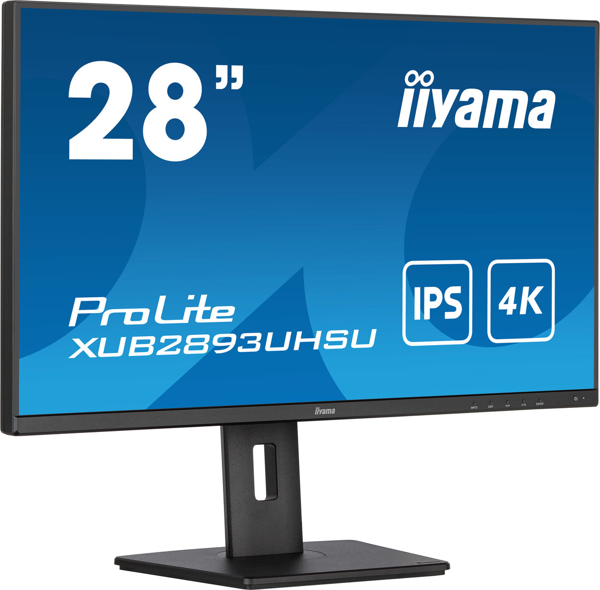 iiyama ProLite computer monitor 71.1 cm (28") 3840 x 2160 pixels 4K Ultra HD LED Black