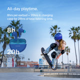Belkin SoundForm Nano 2 Headphones Wireless In-ear Calls/Music Micro-USB Bluetooth Blue