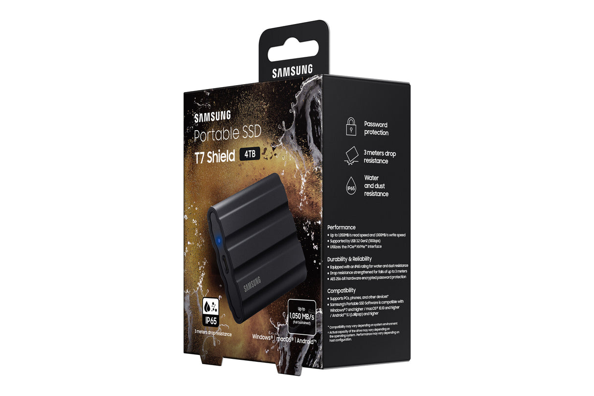 Samsung MU-PE4T0S 4 TB USB Type-C 3.2 Gen 2 (3.1 Gen 2) Black