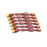 APC Power Cord Kit (6 ea), Locking, C13 TO C14, 0.6m, Red