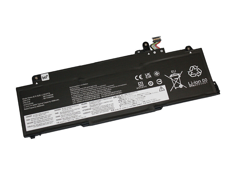 BTI replacement battery for LENOVO THINKPAD T14S GEN 6 21M2, THINKPAD T14S GEN 6 21M1, THINKPAD T14S GEN 6