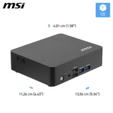 MSI Cubi NUC TWG N250 BB (Intel N250, NO RAM, NO SSD, NO OS) - Barebone, NUC, USFF, Mini Computer, Intel Graphics/DDR5/Type-C/Dual HDMI/Dual LAN/WiFi 6E/BT 5.3/VESA