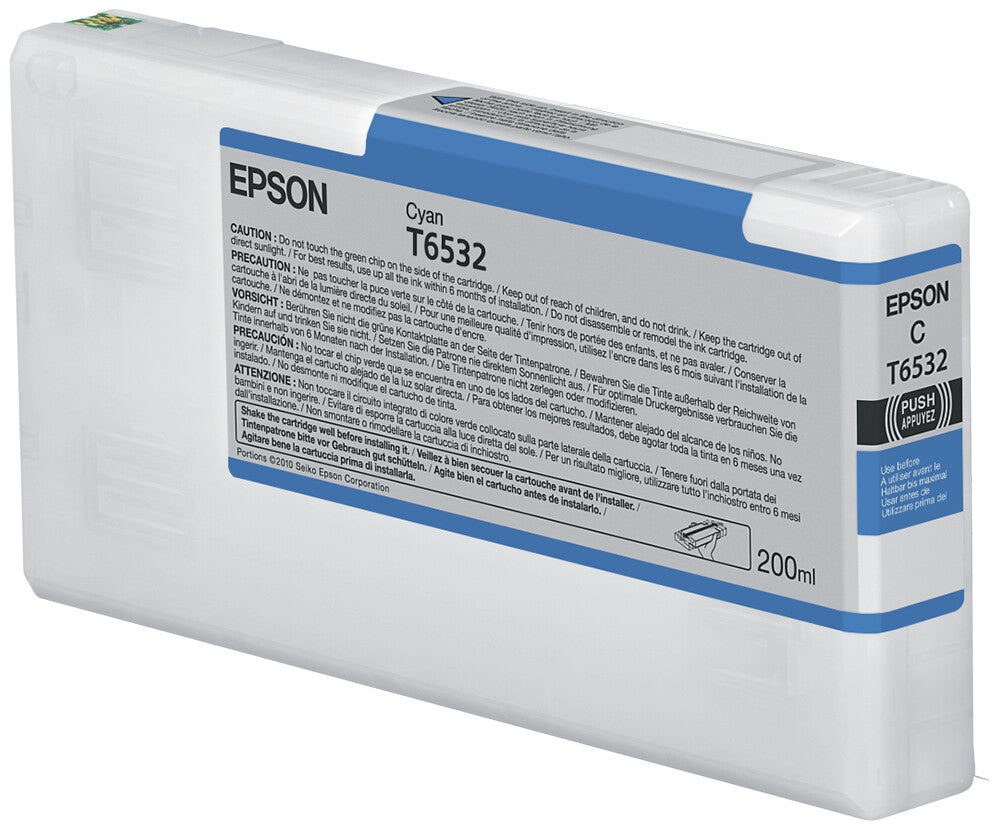 Epson T6532 Cyan Ink Cartridge (200ml)