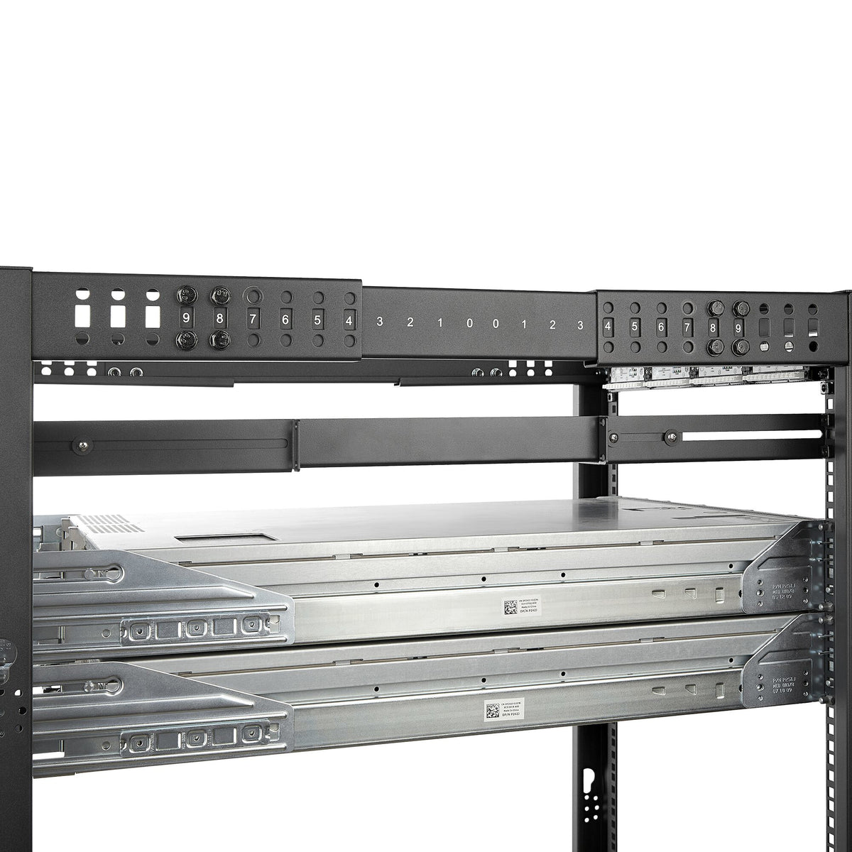 19 Inch Rails StarTech.com 1U 19 inch Server Rack Rails - 24-36 inch Adjustable Dept ...