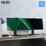 MSI Pro MP275QPDG 27 Inch Monitor, QHD (2560 x 1440), 100Hz, IPS, 1ms, 2x HDMI 2.0b, 1x DP 1.2a input, 1x DP 1.2a output, 1x Type-C (DP alt.) w/ 98W PD, 1x LAN, 4xUSB 5Gbps Type-A, 1x USB 5Gbps Type-B, Built-in Speakers, Webcam, Daisy Chain, HDR Ready, An