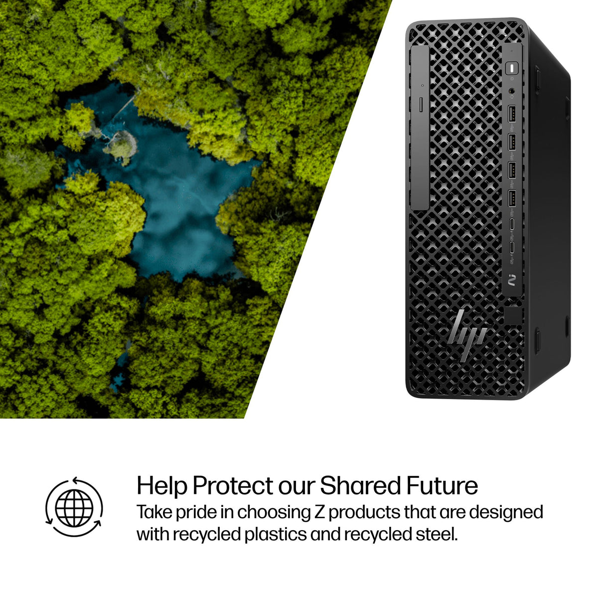 HP Z2 SFF G1i Wolf Pro Security Edition Intel Core Ultra 9 285K 64 GB DDR5-SDRAM 1 TB SSD NVIDIA RTX PRO 4000 Blackwell Windows 11 Pro Workstation AI Workstation, AI PC Black