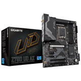 GIGABYTE Z790 UD AX Motherboard - Supports Intel Core 14th CPUs, 16*+1+１ Phases Digital VRM, up to 7600MHz DDR5 (OC), 3xPCIe 4.0 M.2, Wi-Fi 6E, 2.5GbE LAN, USB 3.2 Gen 2x2