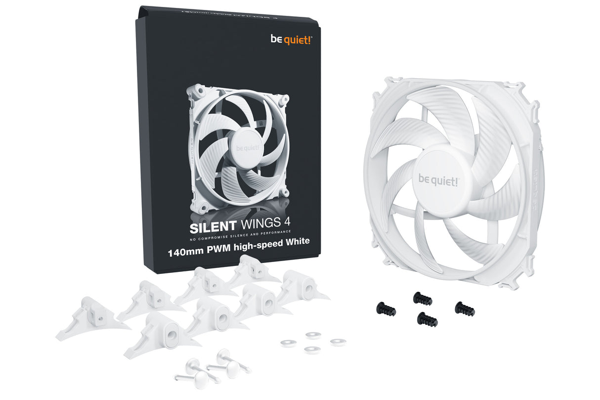 be quiet! SILENT WINGS 4 | 140mm PWM high-speed White Computer case Fan 14 cm 1 pc(s)
