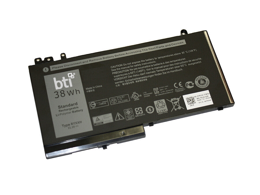 BTI 451-BBLH compatible 38Wh 3-cell battery for Latitude E5250 E5240 E5550 11 (3150) 11 (3160)