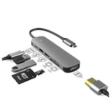 PREVO C605A laptop dock/port replicator Wired USB 3.2 Gen 1 (3.1 Gen 1) Type-C Silver