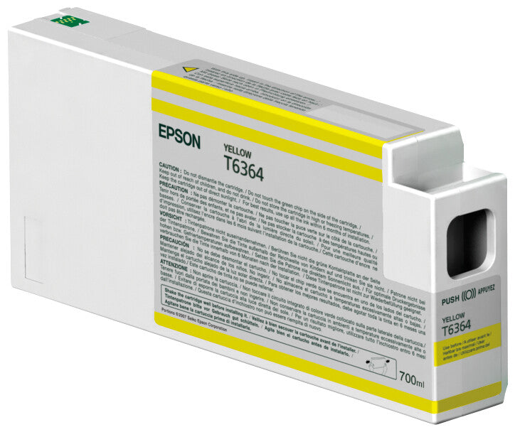 Epson Singlepack Yellow T636400 UltraChrome HDR 700 ml