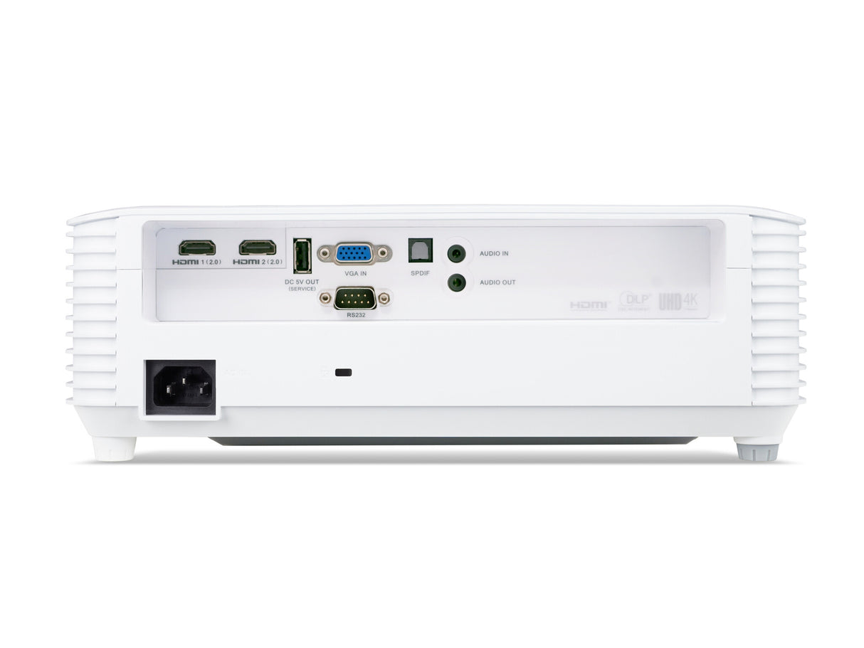 Acer Professional and Education X1827 DLP 4K2K 4000 Lm 10.000:1 EMEA 3.1 Standard throw projector 4000 ANSI lumens DMD UHD 4K (3840x2160) White