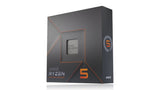 Procesador AMD Ryzen 5 7600X 4,7 GHz de 6 núcleos AM5, 12 subprocesos, impulso de 5,3 GHz, gráficos Radeon