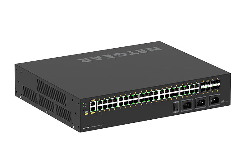 NETGEAR GSM4248UX Managed L2/L3 Gigabit Ethernet (10/100/1000) Power over Ethernet (PoE) 2U Black