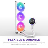 NZXT Kraken Elite 420 RGB Processor All-in-one liquid cooler 14 cm White 1 pc(s)