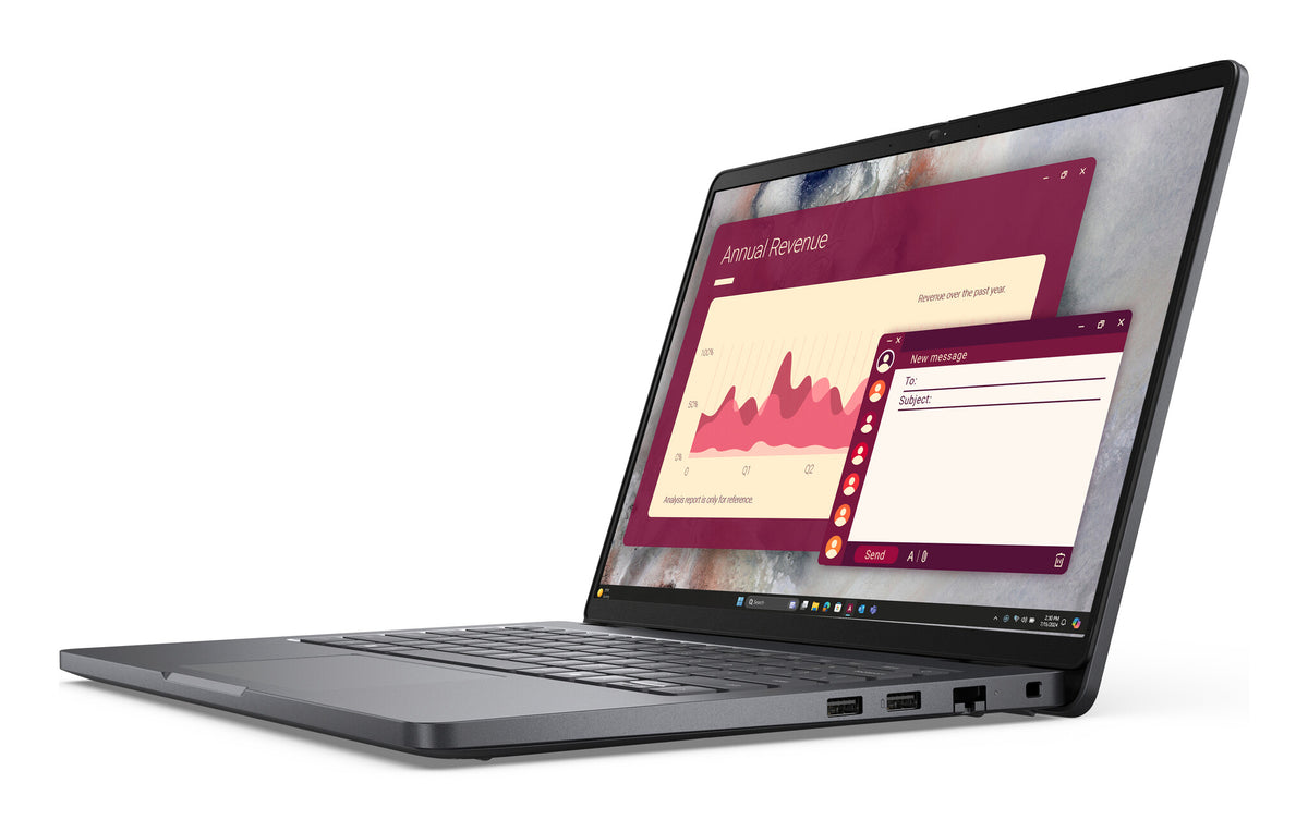 DELL Pro 14 PC14250 Intel Core Ultra 7 255U Laptop 35.6 cm (14") Full HD+ 16 GB DDR5-SDRAM 512 GB SSD Wi-Fi 6 (802.11ax) Windows 11 Pro Black UK English