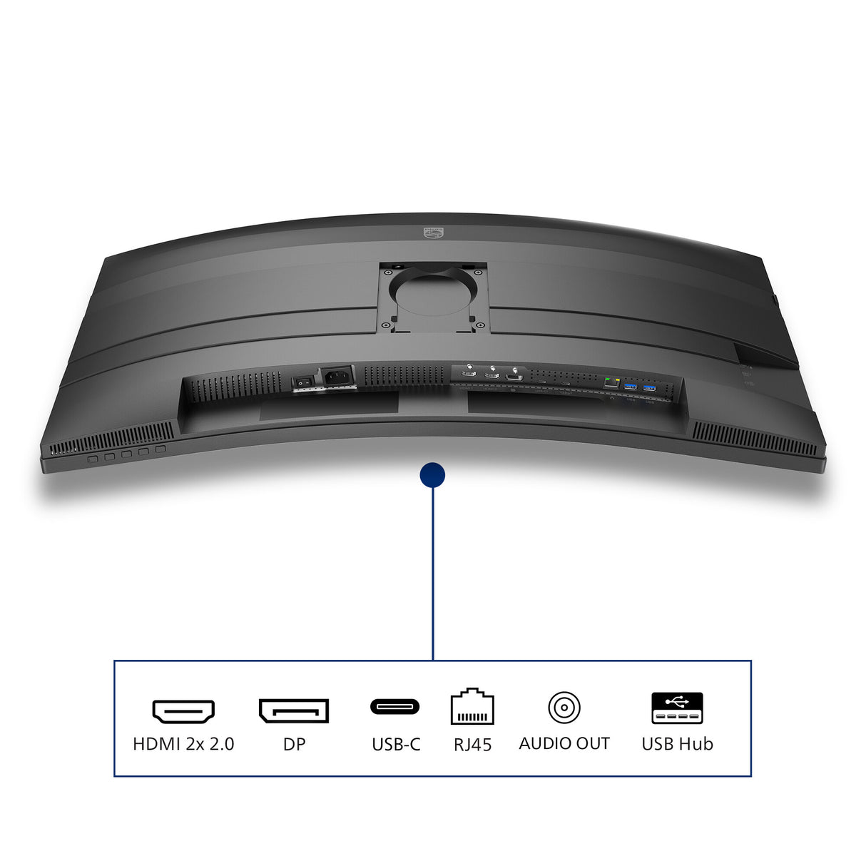 Philips 5000 series 34B2U5600C/00 computer monitor 86.4 cm (34") 3440 x 1440 pixels Dual QHD LCD Grey