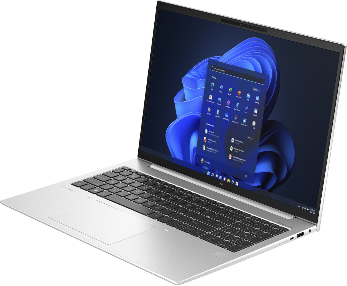 HP EliteBook 860 G10 Intel® Core™ i7 i7-1355U Laptop 40.6 cm (16") WUXGA 16 GB DDR5-SDRAM 512 GB SSD Wi-Fi 6E (802.11ax) Windows 11 Pro Silver
