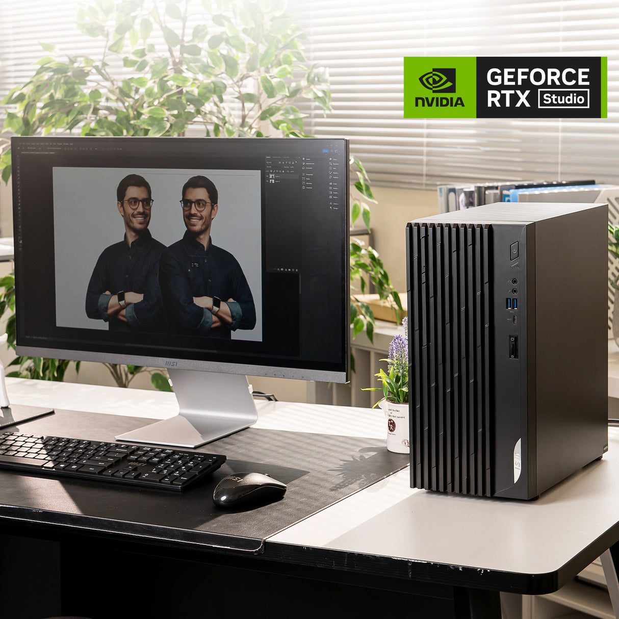 MSI Pro DP180 14A Intel Core 5 14400, Desktop PC, DP180 14A, SFF, Mini Computer, HTPC, (16GB RAM, 512GB Storage, Windows 11 ), Intel Graphics/DDR5/Dual HDMI/Dual LAN/WiFi 6E/BT 5.3