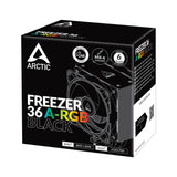 ARCTIC Freezer 36 A-RGB (Black) Multi Compatible Tower CPU Cooler with A-RGB