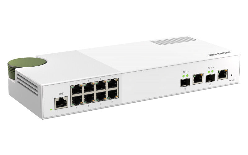 QNAP QSW-M2108-2C network switch Managed L2 2.5G Ethernet (100/1000/2500) Grey, White