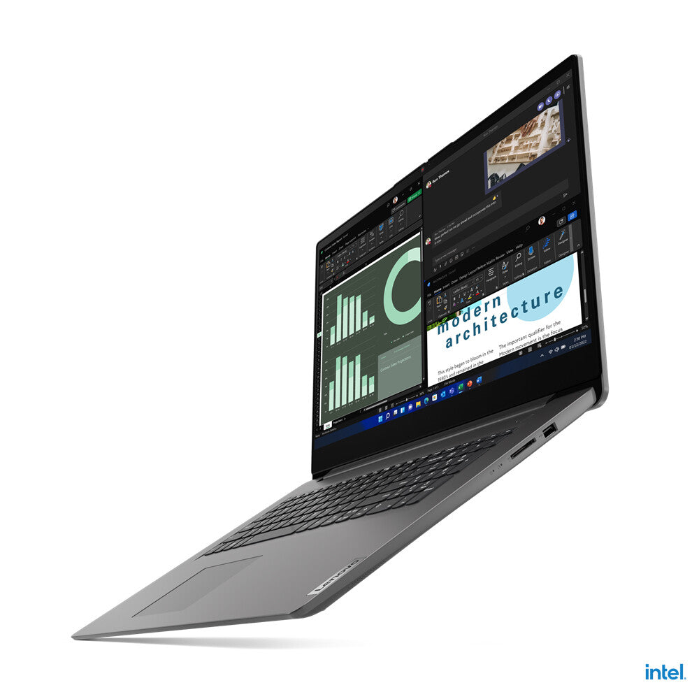 Lenovo V17 G4 IRU Intel® Core™ i5 i5-1335U Laptop 43.9 cm (17.3") Full HD 16 GB DDR4-SDRAM 512 GB SSD Wi-Fi 6 (802.11ax) Windows 11 Pro UK English Grey