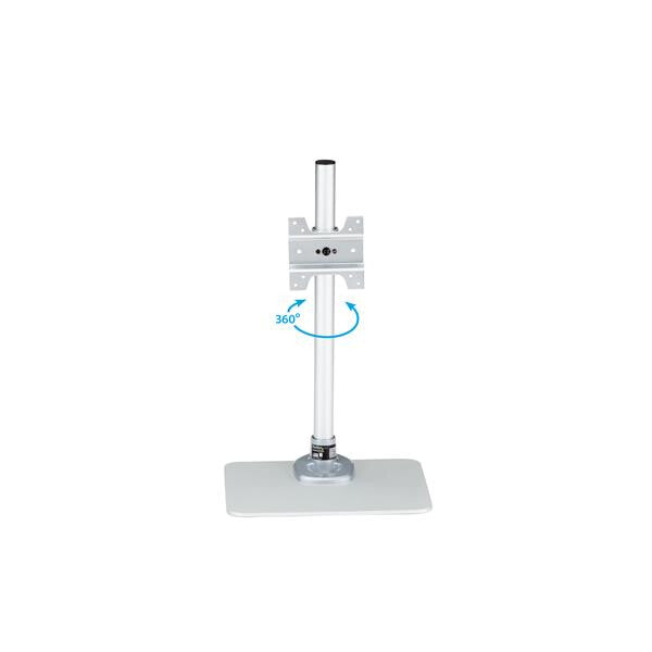StarTech.com Single Monitor Stand - Adjustable - Steel - Silver