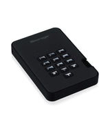 iStorage diskAshur2 256-bit 1TB USB 3.2 secure encrypted hard drive - Black IS-DA2-256-1000-B