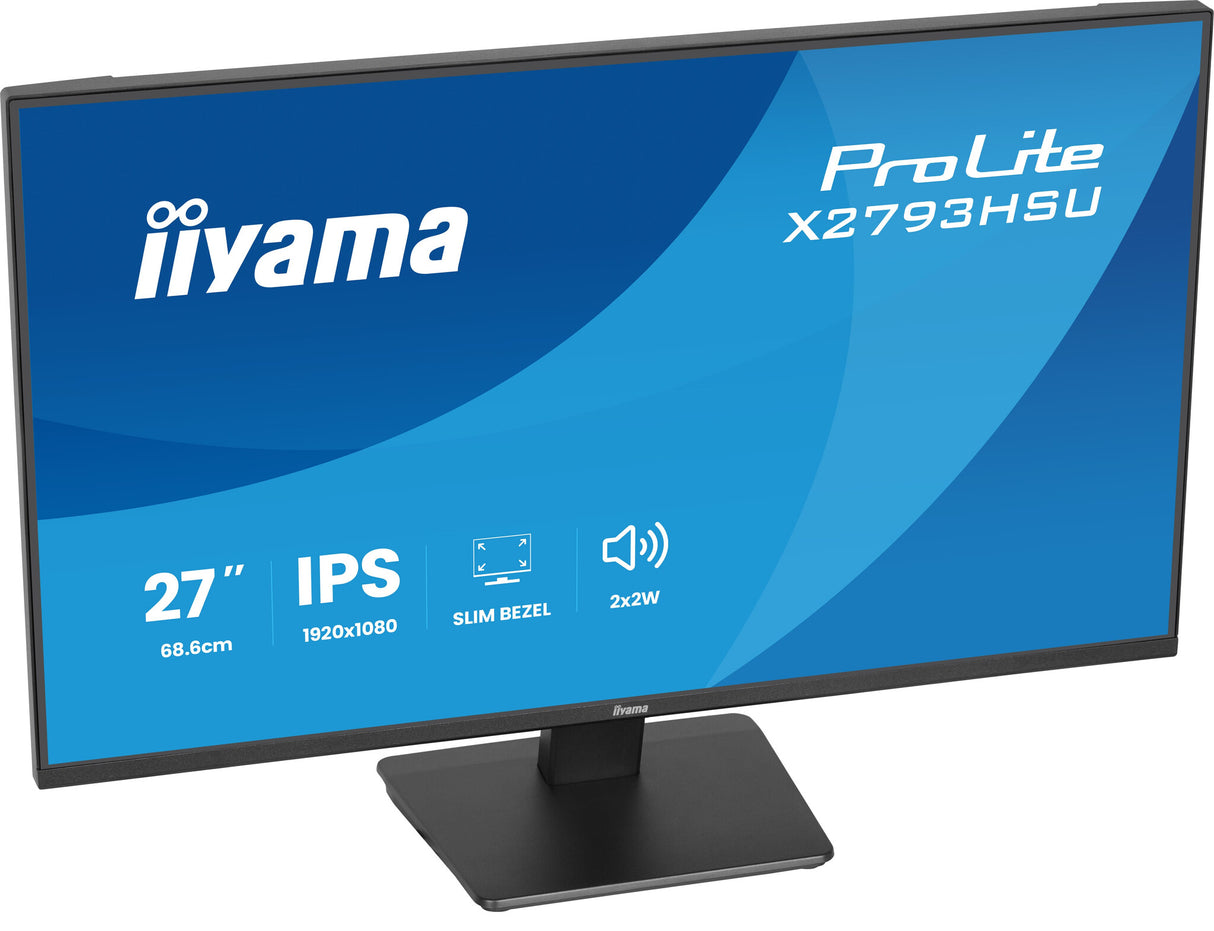 iiyama ProLite X2793HSU-B1 computer monitor 68.6 cm (27") 1920 x 1080 pixels Full HD LED Black