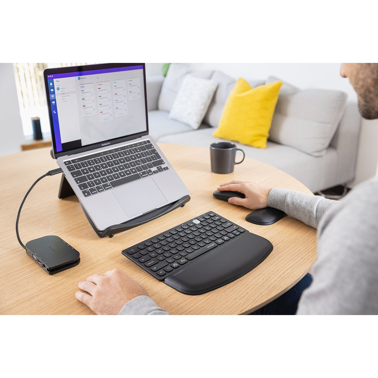 Kensington ErgoSoft Wrist Rest for Slim, Compact Keyboards