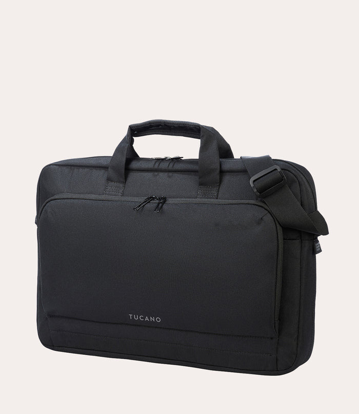 Tucano STAR Laptop 15.6", MacBook Pro 16" Messenger case Black