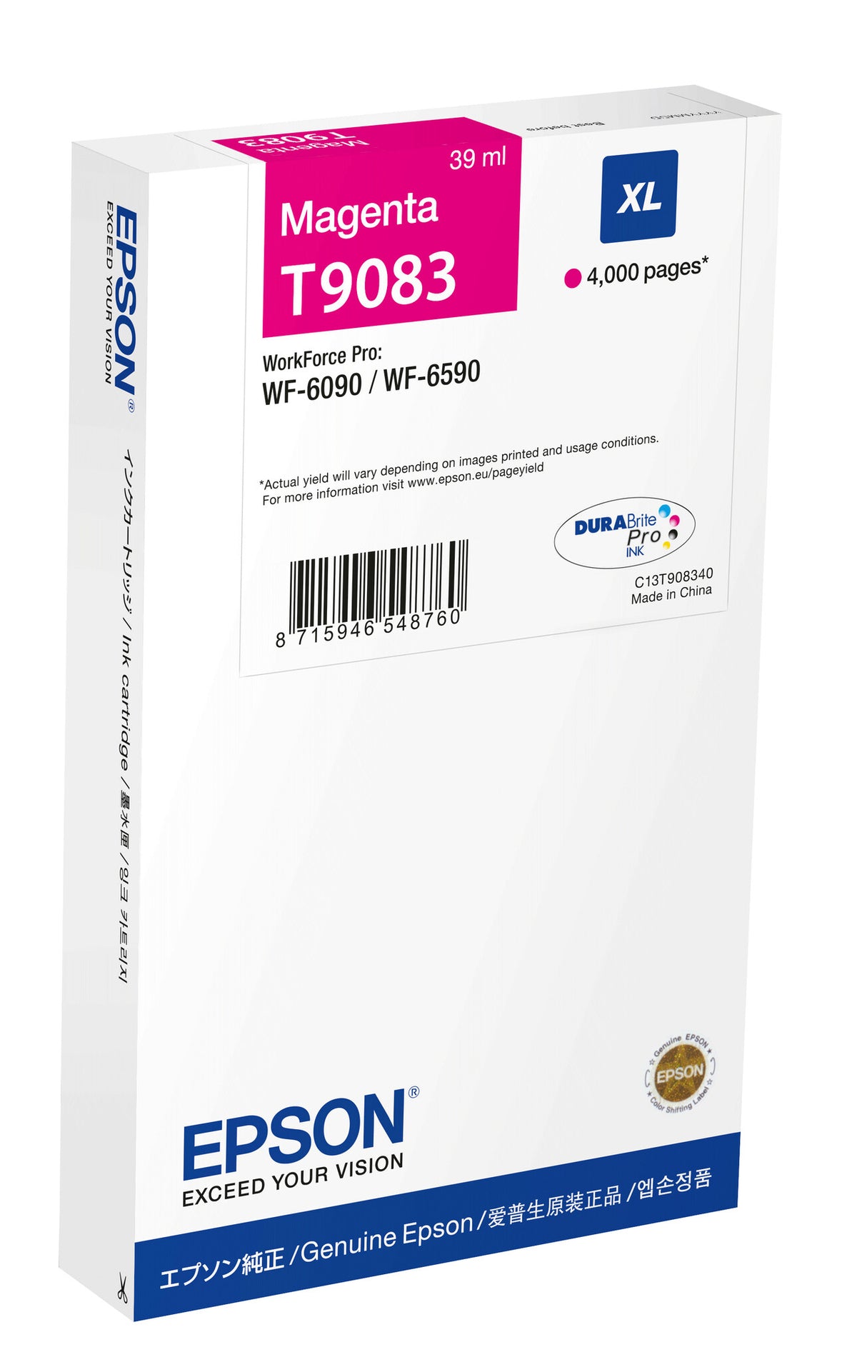 Epson WF-6xxx Ink Cartridge Magenta XL