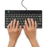 R-Go Tools Ergonomic keyboard R-Go Compact Break, compact keyboard with break software, QWERTY (UK), wired, black