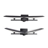 StarTech.com Crossbar Dual Monitor Desk Stand For Double 27-inch Screens, VESA Mount 75x75/100x100, Toolless Height Adjustment, Up To 13.2lb (6kg) Per Display