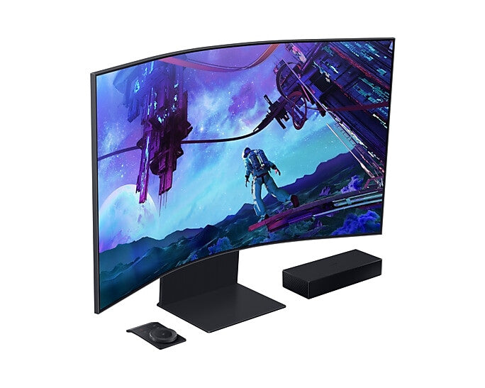 Samsung LS55CG970NU computer monitor 139.7 cm (55") 3840 x 2160 pixels 4K Ultra HD LED Black