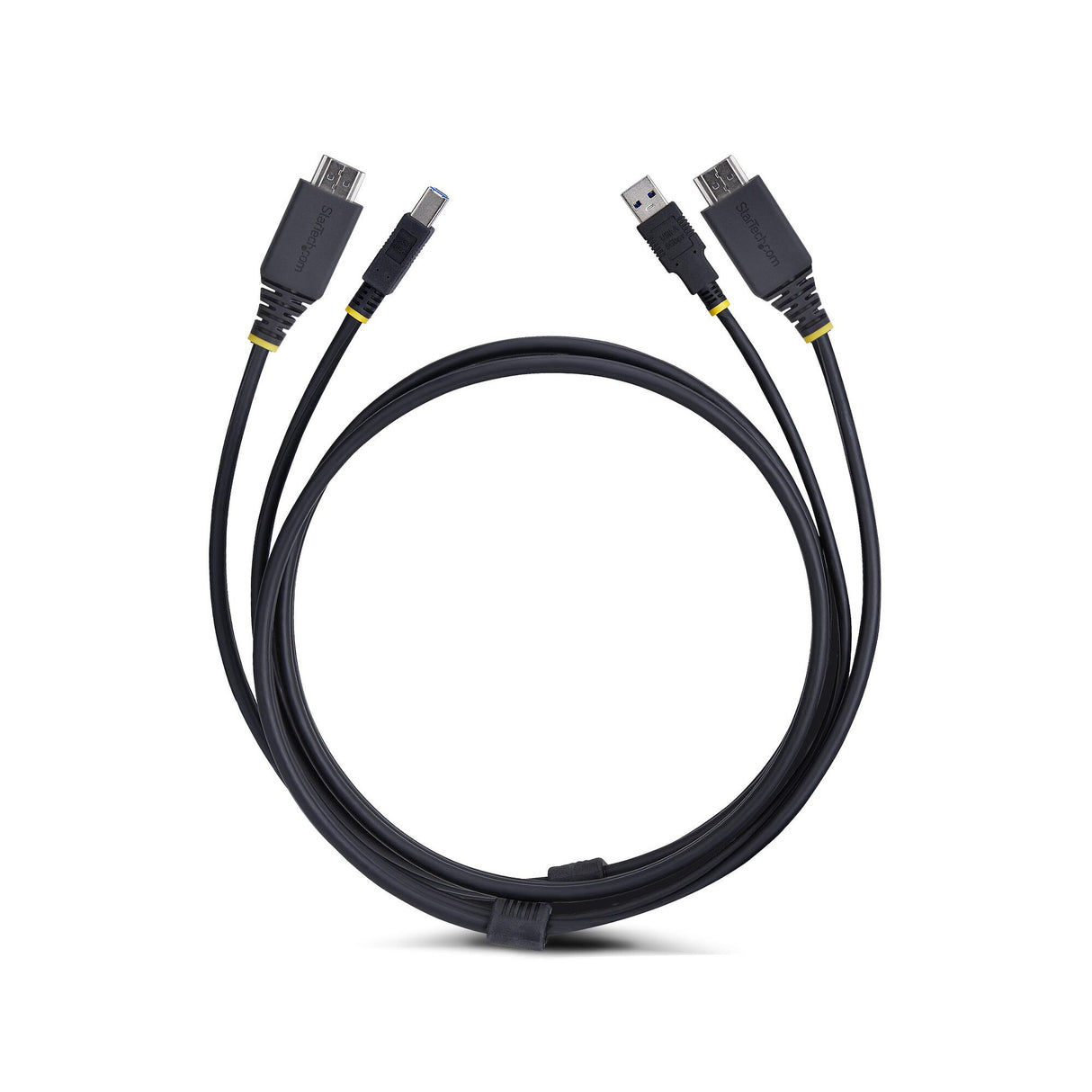StarTech.com 6ft (1.8m) HDMI and USB 5Gbps KVM Cable, 4K 60Hz, HDMI 2.0 and USB Combo Cable for KVM Switches