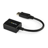StarTech.com DisplayPort to VGA Adapter - Active DP to VGA Converter - 1080p Video - DisplayPort Certified - DP/DP++ Source to VGA Monitor Cable Adapter Dongle - Latching DP Connector