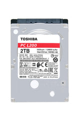 Disco duro interno Toshiba L200 HDWL120UZSVA 2TB SATA Iil 5400RPM 2,5 pulgadas 9,5 mm