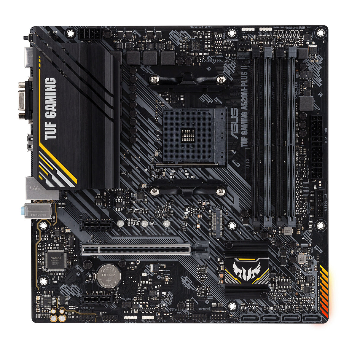 ASUS TUF GAMING A520M-PLUS II AMD A520 Socket AM4 micro ATX